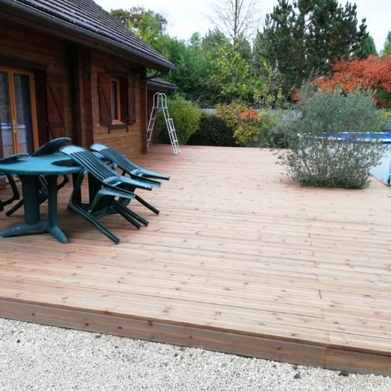 Construction d&rsquo;une terrasse de 75m2