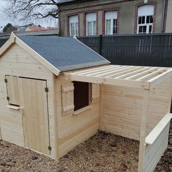 Montage d&rsquo;une cabane