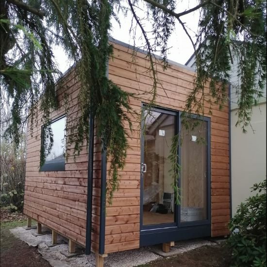 Montage d&rsquo;un studio de jardin